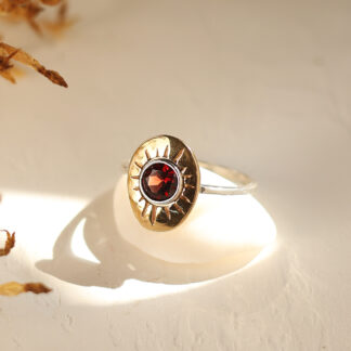 Sol Invictus Garnet Ring